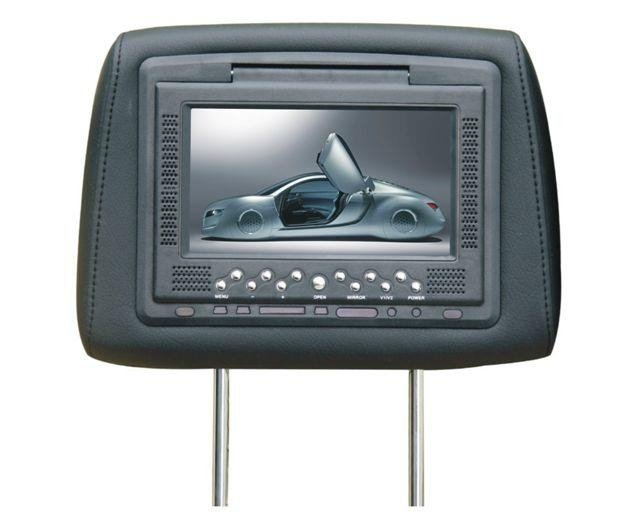 7 inch headrest monitor with games and free games controllers
