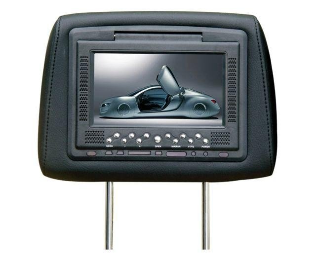 7 inch headrest monitor with games and free games controllers 3