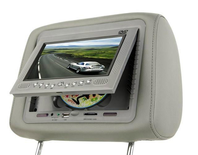 7 inch headrest car dvd player pillow DVD player  2