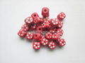 Cube wood beads