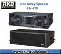 (LA-210) Professional Dual 10 inch Line Array Loudspeaker  1