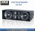 (LA-212)Pro Audio -Dual 12" Professional Line Array Speaker System 