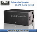 (LA-218)High Power Long-throw dul 18" Subwoofer Speaker  1