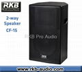 (CF-15)Pro Audio -Full Range 2-way Passive Loudspeaker 1