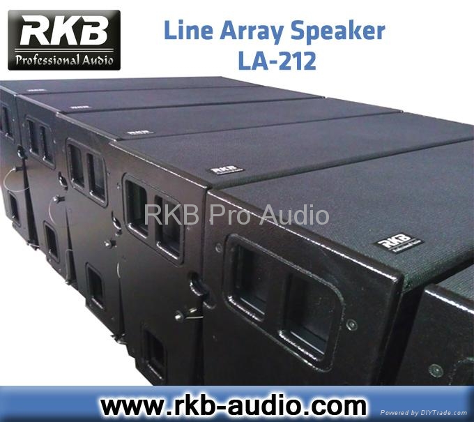 (LA-212)Pro Audio -Dual 12" Professional Line Array Speaker System  2