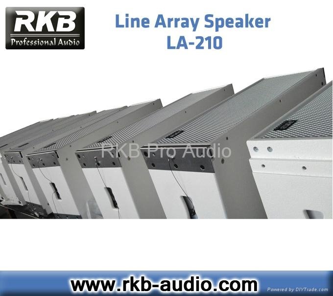 (LA-210) Professional Dual 10 inch Line Array Loudspeaker  2