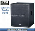 (PG-118) Woofer Speaker 1