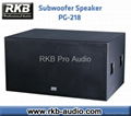 (PG-218) Professional Subwoofer Box