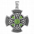 Stainless Steel Celtic Cross Knot Pewter Pendants 2