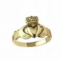 Stainless Steel Celtic Claddagh Ring