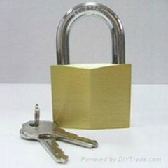 brass padlock