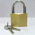 brass padlock