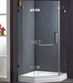 Hinge Frameless Shower Enclosure 1