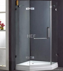 Hinge Frameless Shower Enclosure