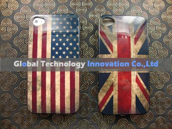 USA flag case for iPhone 4 3