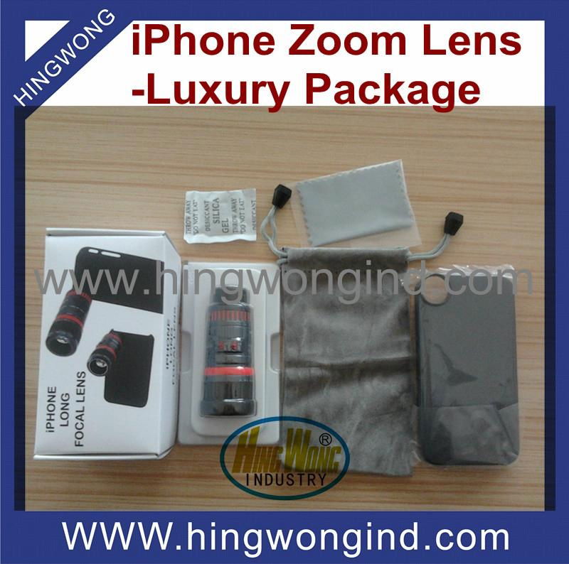 Professional 6 Time Magnification Optical Lens long focus lens for iPhone4 2