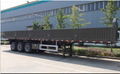 three axle Flatbed Semitrailer for 40 container