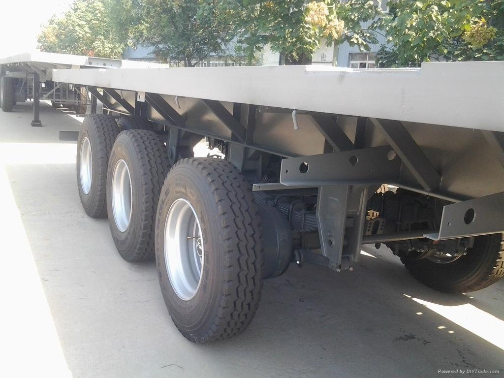 40 tons three axles 40ft / 20 ft container skeleton semitrailer