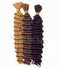 Hair Bulk with Chinese and Indian Human Hair