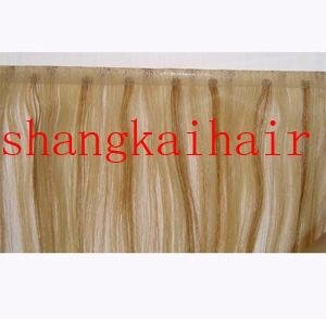 Skin Weft whit Chinese and Indian Human Hair 5