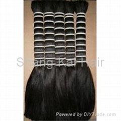 Chinese and Indian Remy human Hair Bulk