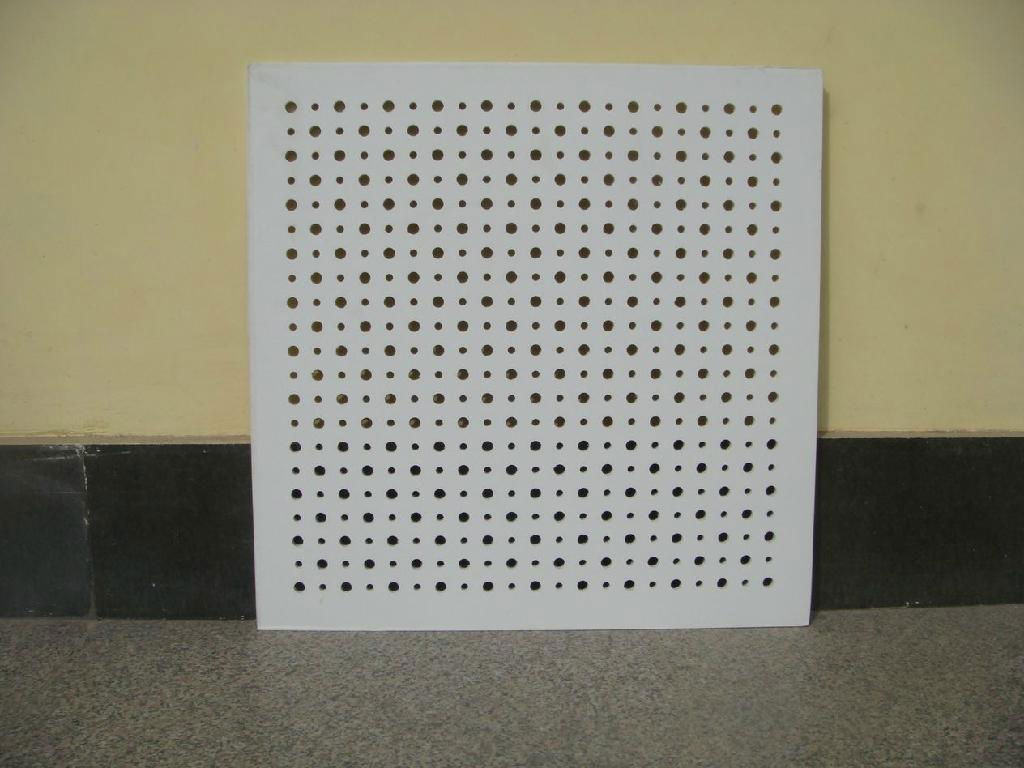 Sound Absorption Gypsum ceiling Tiles 3