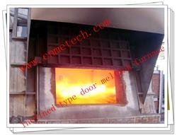 Gas or Oil fired aluminum melting furnace 