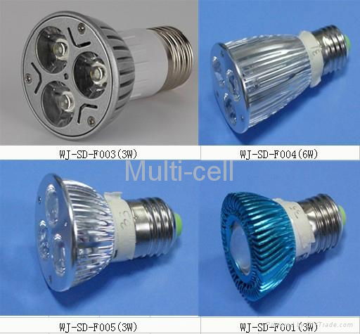 Brighter 6W E27 LED spotlights 2