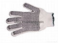 PVC dotted cotton gloves 3