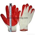 Latex coated cotton gloves 3