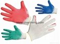 Latex coated cotton gloves 4