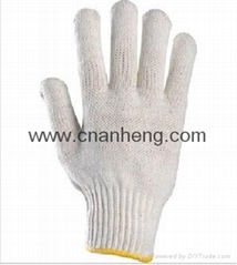 cotton knitted gloves