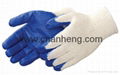 Latex coated cotton gloves 1