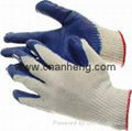 Latex coated cotton gloves 3