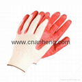 Latex coated cotton gloves 4