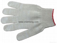 cotton knitted gloves