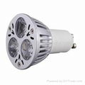 3*1W GU10 LED Spot Lighting