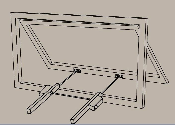 Master and slave window opener 4