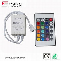 24 keys IR remote led lighting controller