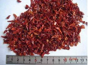 dehydrated red bell pepper grain 3*3mm  6*6mm 9*9mm