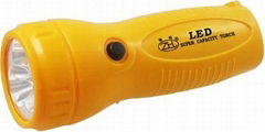 LED  plastic torch with 4 LED lights en71