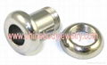 Stainless steel flesh tunnel plugs