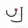 Nose stud nostril screw 3