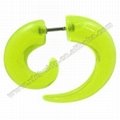 UV acrylic ear tapers expanders 2