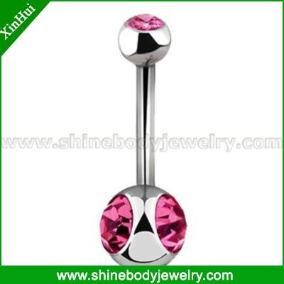 Navel button ring Piercing jewelry