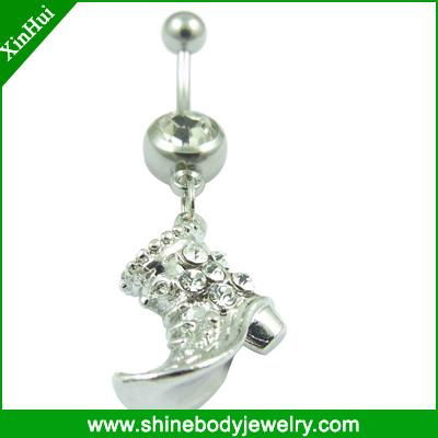Dangle belly button rings