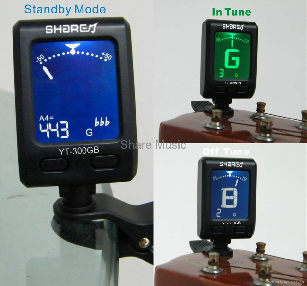 mini clip-on tuner with a fall in prince 2