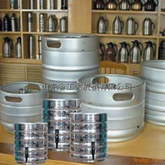 Stainless steel beer keg