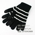 three fingers touch screen gloves with varity color and style 2
