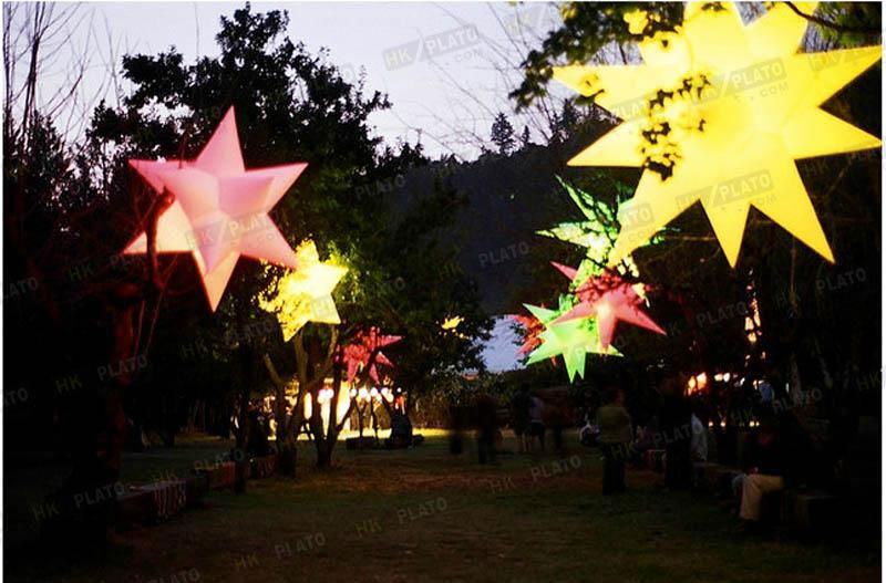  inflatable advertising LED light star  3